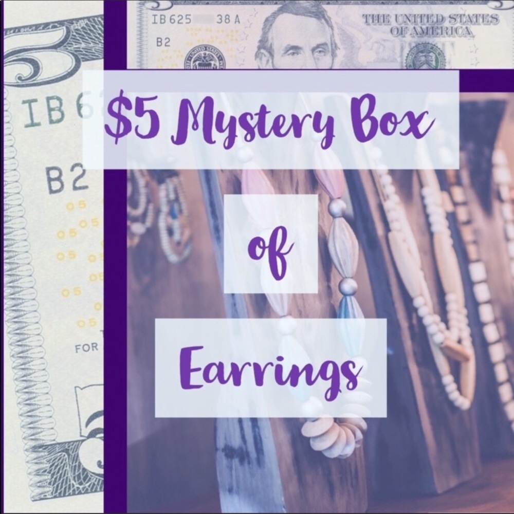 $5 Mystery Box Of Earrings